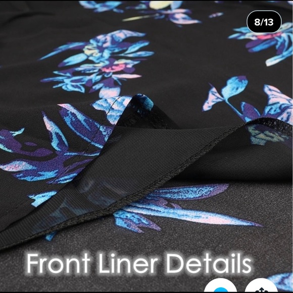 Black Chiffon Blouse - Picture 3 of 5